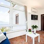 Angela With Private Pool And Sea View 빌라 *
